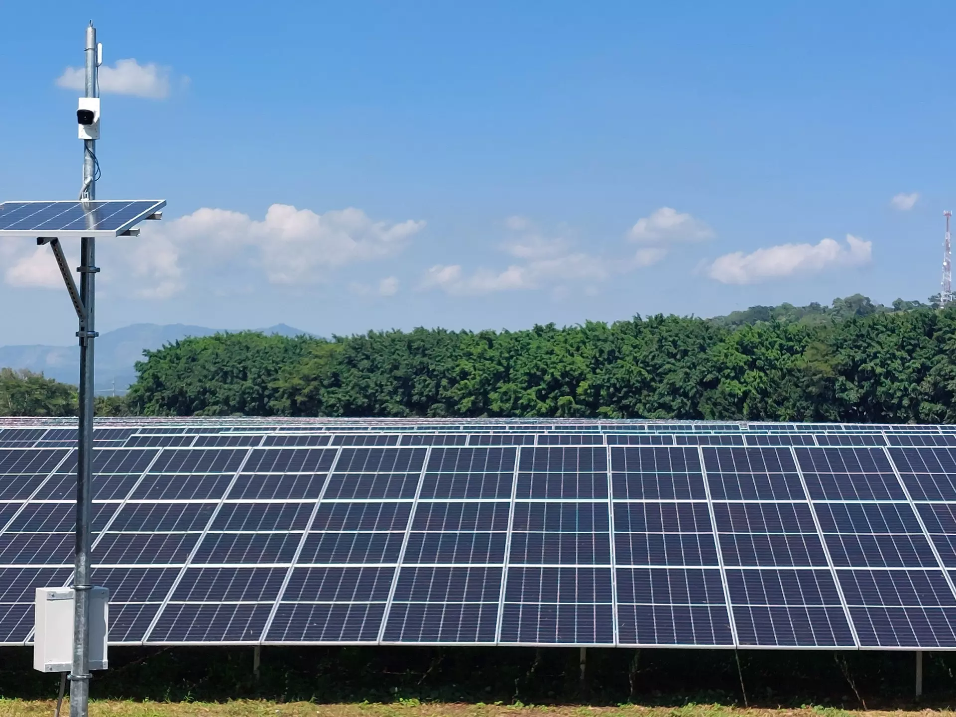 CCTV Autosustentable para 2 nuevas Plantas Solares en El Salvador